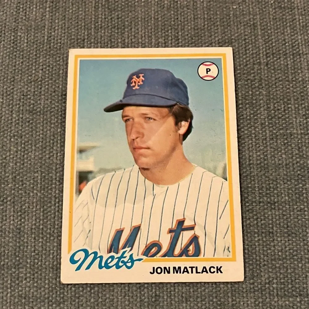 1978 Topps New York Mets Baseball Card Trading Card